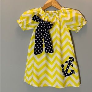 Girl’s Boutique Chevron Dress